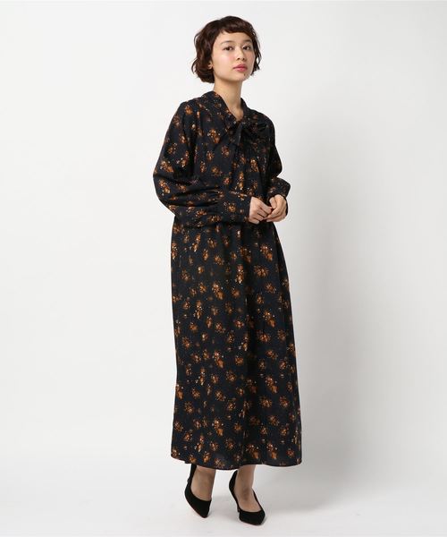 cepo(セポ)の「フラワー2WAYワンピ(ワンピース・レディース・ブラック/ネイビー・M)」の6枚目の写真