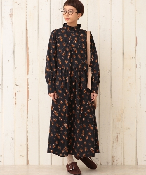 cepo(セポ)の「フラワー2WAYワンピ(ワンピース・レディース・ブラック/ネイビー・M)」の7枚目の写真