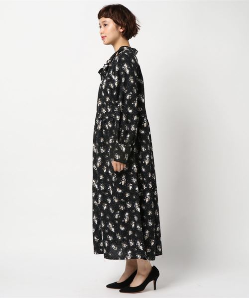 cepo(セポ)の「フラワー2WAYワンピ(ワンピース・レディース・ブラック/ネイビー・M)」の5枚目の写真
