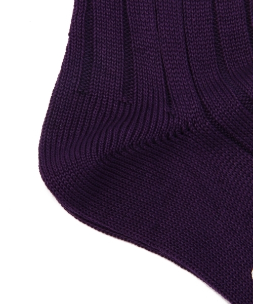 BEAUTY&YOUTH UNITED ARROWS（ビューティーアンドユースユナイテッドアローズ）の「BY ソリッド リブ レギュラーソックス 12fw◆（ソックス/靴下・メンズ・ホワイト/ブラック/レッド/ネイビー/イエロー/ケリー/ダークグリーン/パープル・FREE）」の10枚目の写真