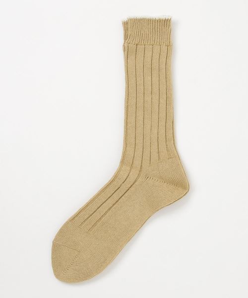 MHL.（エムエイチエル）の「MHL TIPPED SOCK（ソックス/靴下・メンズ・ネイビー/グレー/イエロー・FREE）」の3枚目の写真