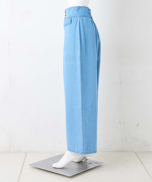 one after another NICE CLAUP（ワンアフターアナザーナイスクラップ）の「マリンデニムパンツ（デニムパンツ・レディース・ネイビー/ブルー・SMALL/MEDIUM）」の10枚目の写真