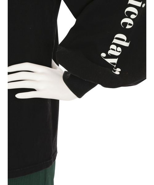 jouetie(ジュエティ)の「ルーズネックローズロンT(Tシャツ/カットソー・レディース・オフホワイト/ブラック/ピンク/ブルー・MEDIUM)」の20枚目の写真