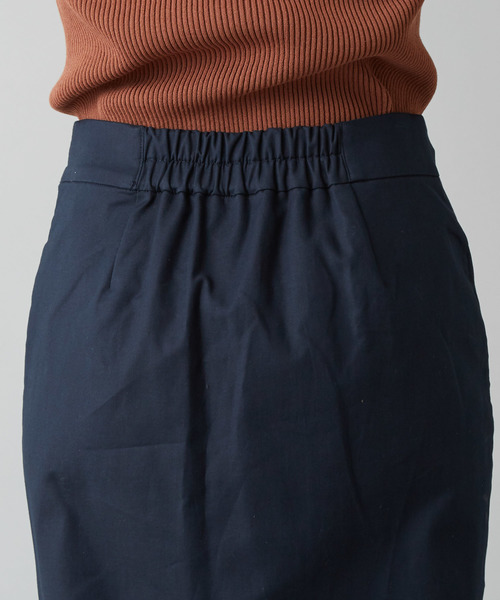 RIVE DROITE（リヴドロワ）の「綿ダブルクロスナロースカート（スカート・レディース・ネイビー/グリーン/キャメル・S/M/L/34/36/38）」の16枚目の写真
