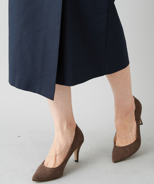 RIVE DROITE（リヴドロワ）の「綿ダブルクロスナロースカート（スカート・レディース・ネイビー/グリーン/キャメル・S/M/L/34/36/38）」の19枚目の写真