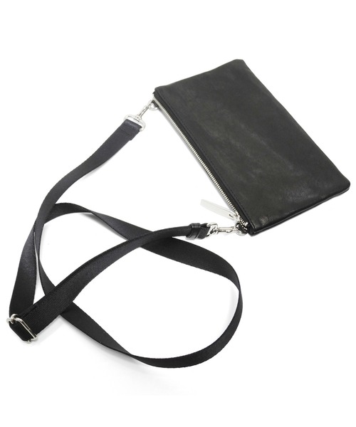 PATRICK STEPHAN（パトリックステファン）の「パトリック ステファン / Leather minimini sacoche 'shine'　ミニショルダー（ショルダーバッグ・メンズ・ライトブラウン/グレー系その他/オリーブ/ブラック×ブラック/ブラック×シルバー・FREE）」の11枚目の写真