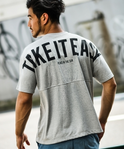 BAYFLOW（ベイフロー）の「ポリコットバックプリント S/S Tシャツ（Tシャツ/カットソー・メンズ・ホワイト/ネイビー/グレー・SMALL/MEDIUM/LARGE）」の3枚目の写真