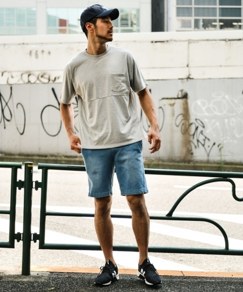 BAYFLOW（ベイフロー）の「ポリコットバックプリント S/S Tシャツ（Tシャツ/カットソー・メンズ・ホワイト/ネイビー/グレー・SMALL/MEDIUM/LARGE）」の5枚目の写真