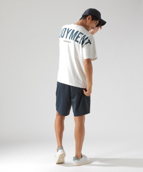 BAYFLOW（ベイフロー）の「ポリコットバックプリント S/S Tシャツ（Tシャツ/カットソー・メンズ・ホワイト/ネイビー/グレー・SMALL/MEDIUM/LARGE）」の7枚目の写真