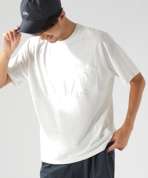 BAYFLOW（ベイフロー）の「ポリコットバックプリント S/S Tシャツ（Tシャツ/カットソー・メンズ・ホワイト/ネイビー/グレー・SMALL/MEDIUM/LARGE）」の12枚目の写真