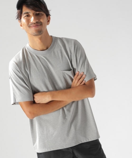 BAYFLOW（ベイフロー）の「ポリコットバックプリント S/S Tシャツ（Tシャツ/カットソー・メンズ・ホワイト/ネイビー/グレー・SMALL/MEDIUM/LARGE）」の13枚目の写真
