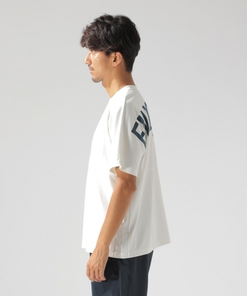 BAYFLOW（ベイフロー）の「ポリコットバックプリント S/S Tシャツ（Tシャツ/カットソー・メンズ・ホワイト/ネイビー/グレー・SMALL/MEDIUM/LARGE）」の16枚目の写真