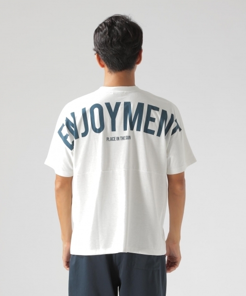 BAYFLOW（ベイフロー）の「ポリコットバックプリント S/S Tシャツ（Tシャツ/カットソー・メンズ・ホワイト/ネイビー/グレー・SMALL/MEDIUM/LARGE）」の17枚目の写真