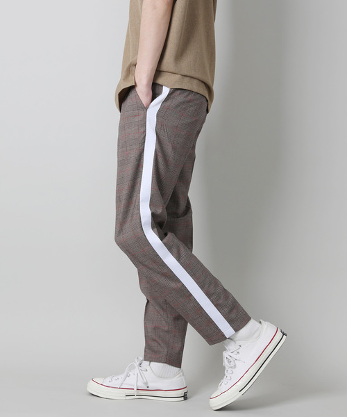 Rocky Monroe(ロッキーモンロー)の「トラウザーパンツ/サイドラインパンツ(その他パンツ・メンズ・ブラウン/グレー/グレー系その他/ブラウン系その他・85/76/79/82)」の1枚目の写真