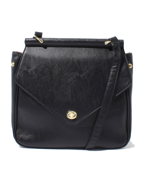 WEGO（ウィゴー）の「WEGO/バーショルダーバッグ（ショルダーバッグ・レディース・ブラック/ワイン・FREE）」の10枚目の写真