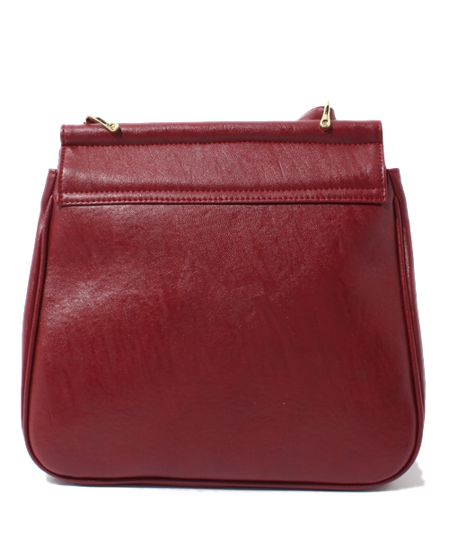 WEGO（ウィゴー）の「WEGO/バーショルダーバッグ（ショルダーバッグ・レディース・ブラック/ワイン・FREE）」の5枚目の写真