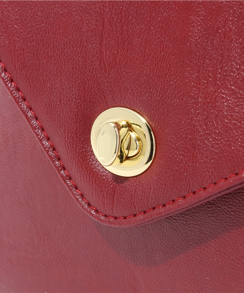 WEGO（ウィゴー）の「WEGO/バーショルダーバッグ（ショルダーバッグ・レディース・ブラック/ワイン・FREE）」の8枚目の写真