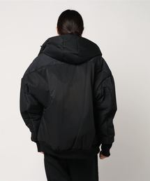 NILoS（ニルズ）の「NILOS/ニルズ/TWILL Padding Hooded Jacket