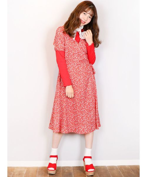 dazzlin（ダズリン）の「コルクヒールサンダル（サンダル・レディース・ブラック/レッド/ベージュ・SMALL/MEDIUM/LARGE）」の12枚目の写真