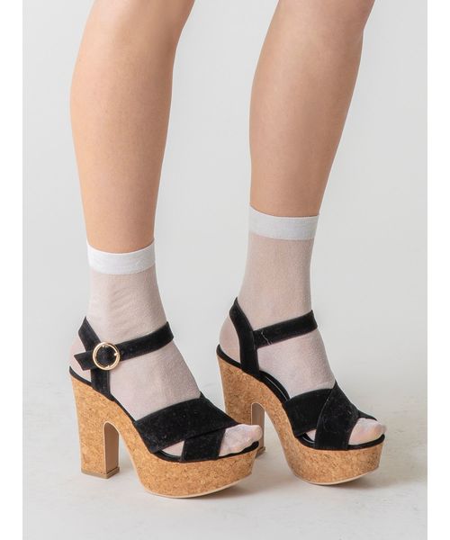 dazzlin（ダズリン）の「コルクヒールサンダル（サンダル・レディース・ブラック/レッド/ベージュ・SMALL/MEDIUM/LARGE）」の14枚目の写真