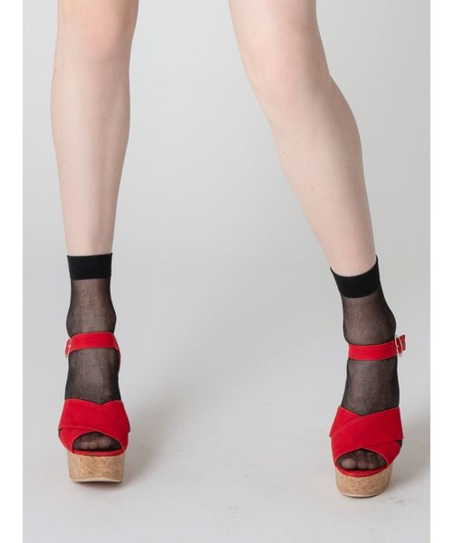 dazzlin（ダズリン）の「コルクヒールサンダル（サンダル・レディース・ブラック/レッド/ベージュ・SMALL/MEDIUM/LARGE）」の19枚目の写真