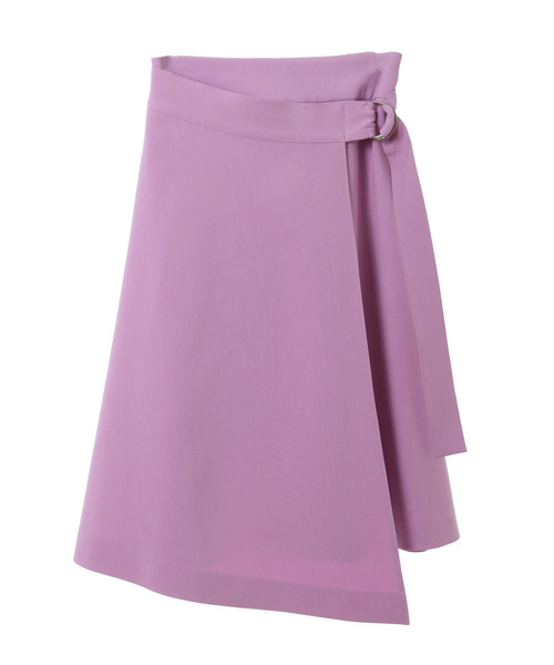 The Virgnia（ザ ヴァージニア）の「サイドベルトラップスカート（スカート・レディース・ブラック/ラベンダー・36/38）」の6枚目の写真