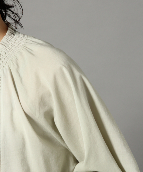 LOWRYS FARM（ローリーズファーム）の「スタンドレースブラウス　826444（シャツ/ブラウス・レディース・ブラック/オフホワイト/ブルー/ミント・FREE）」の13枚目の写真