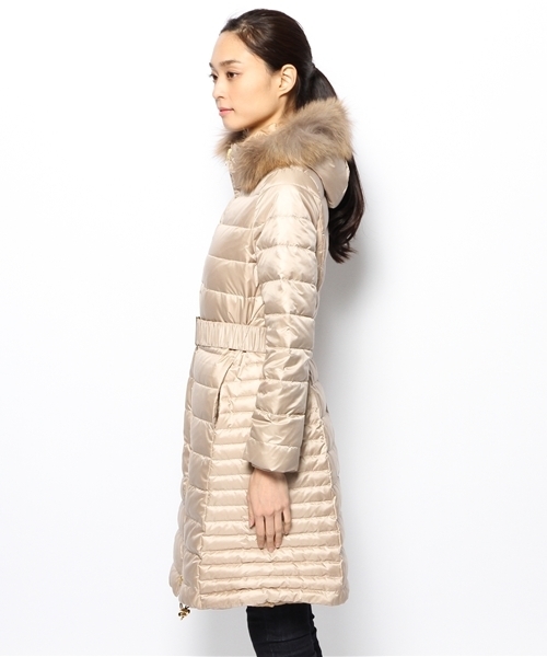 【美品】GALLARDAGALANTガリャルダガランテ ダウンベスト ベージュ ガリャルダガランテ GALLARDAGALANTE 【REMI RELIEF】超軽量ナイロン