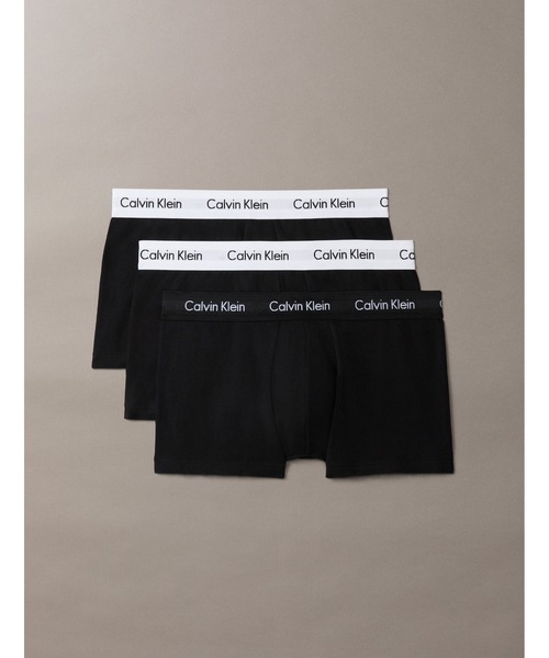 Calvin Klein Underwear（カルバンクラインアンダーウェア）の「コットン ストレッチ　ボクサーパンツ 3 枚パック（ボクサーパンツ・メンズ・ブラック系その他/ブラック系その他2/その他/その他2/ブラック/その他3/マルチ/ホワイト/ホワイト×ホワイト/ブラック系その他4/ブラック系その他3/ブラック系1/ブラック系2/ブラック系その他7/ブラック系/ブラック系3/ブラック系4/ブラック系5/その他4/ブラック系6/ブラック系7/その他5/その他6/ブラック系8/ブラック系9/その他7/その他8/その他9/その他10/ブルー系その他/ブラック系その他5/その他11/ブラック×ブラック/ブラックミックス・S/M/L/XL）」の4枚目の写真
