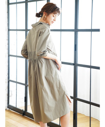 Editt by YECCA VECCA | ・バックシャーリングシャツワンピース(ワンピース)