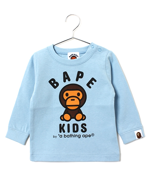 A BATHING APE(アベイシングエイプ)の「BABY MILO(Tシャツ/カットソー・キッズ・サックスブルー/パープル/イエロー/ホワイト・70/80/140/100/120/90/110/130)」の3枚目の写真