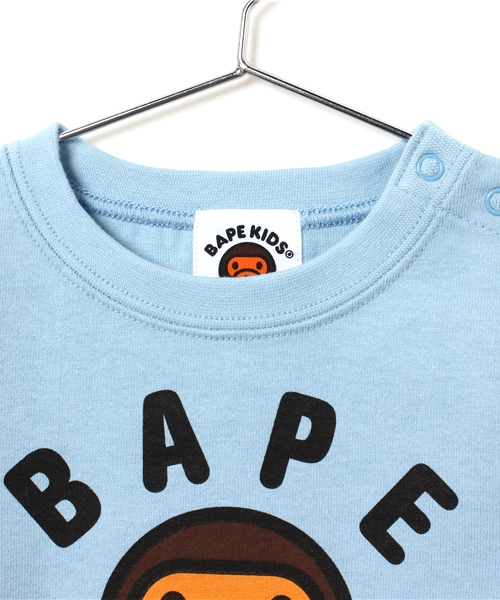A BATHING APE(アベイシングエイプ)の「BABY MILO(Tシャツ/カットソー・キッズ・サックスブルー/パープル/イエロー/ホワイト・70/80/140/100/120/90/110/130)」の8枚目の写真