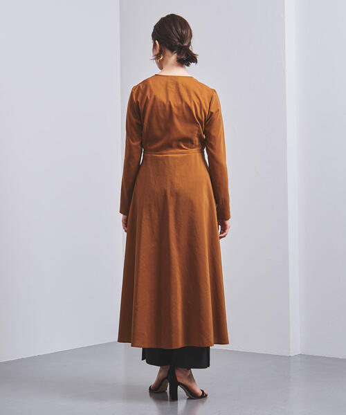 UNITED ARROWS（ユナイテッドアローズ）の「UBCS カシュクール 2WAY ワンピース◆（ワンピース・レディース・ブラック/ブラウン・FREE）」の3枚目の写真