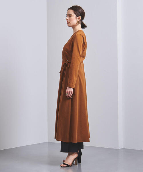 UNITED ARROWS（ユナイテッドアローズ）の「UBCS カシュクール 2WAY ワンピース◆（ワンピース・レディース・ブラック/ブラウン・FREE）」の5枚目の写真