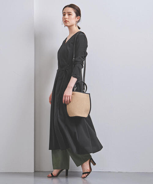 UNITED ARROWS（ユナイテッドアローズ）の「UBCS カシュクール 2WAY ワンピース◆（ワンピース・レディース・ブラック/ブラウン・FREE）」の9枚目の写真