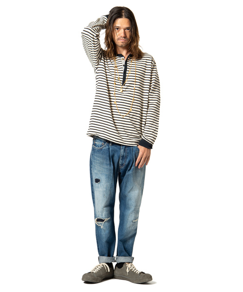 glamb（グラム）の「Hilary leather sneakers / ヒラリーレザー