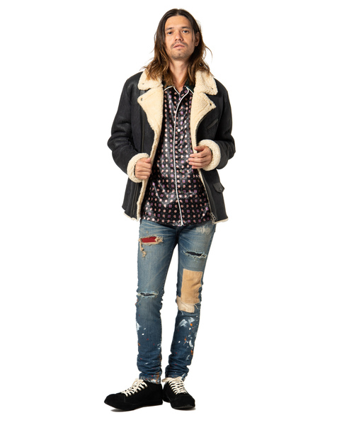 glamb（グラム）の「Hilary leather sneakers / ヒラリーレザー