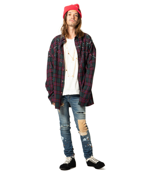 glamb（グラム）の「Hilary leather sneakers / ヒラリーレザー