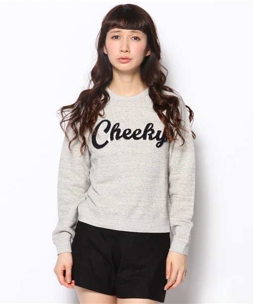 Another Edition(アナザーエディション)の「AE Cheeky SWEAT PO Ⅱ ◆(スウェット・レディース・グレー・フリー)」の1枚目の写真