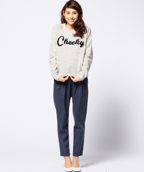 Another Edition(アナザーエディション)の「AE Cheeky SWEAT PO Ⅱ ◆(スウェット・レディース・グレー・フリー)」の11枚目の写真
