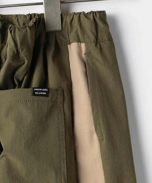 green label relaxing（グリーンレーベルリラクシング）の「【キッズ】〔吸水速乾〕GLRラインショーツ（その他パンツ・キッズ・ブラック/オリーブ・105cm/115cm/125cm/135cm）」の3枚目の写真