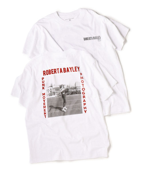 GOOD ROCK SPEED(グッドロックスピード)の「SU: ROBERTA BAYLY セルフポートレート Tシャツ ■(Tシャツ/カットソー・メンズ・レッド/ブルー/ホワイト/ライトホワイト・S/M/L/XL)」の4枚目の写真