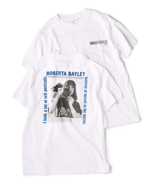 GOOD ROCK SPEED(グッドロックスピード)の「SU: ROBERTA BAYLY セルフポートレート Tシャツ ■(Tシャツ/カットソー・メンズ・レッド/ブルー/ホワイト/ライトホワイト・S/M/L/XL)」の3枚目の写真