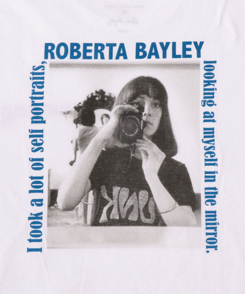 GOOD ROCK SPEED(グッドロックスピード)の「SU: ROBERTA BAYLY セルフポートレート Tシャツ ■(Tシャツ/カットソー・メンズ・レッド/ブルー/ホワイト/ライトホワイト・S/M/L/XL)」の22枚目の写真