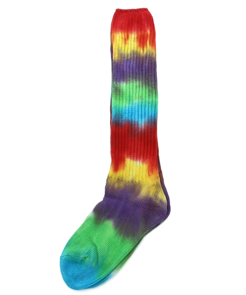 WEGO(ウィゴー)の「WEGO/タイダイルーズソックス(ソックス/靴下・レディース・その他1/その他2/その他3・FREE)」の1枚目の写真