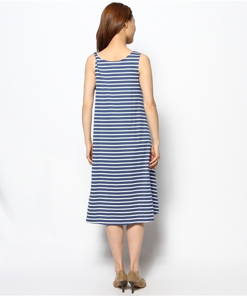 SHIPS for women（シップスフォーウィメン）の「ORCIVAL: フレアー ワンピース（ワンピース・レディース・ワイン/ブルー・ONE SIZE）」の6枚目の写真