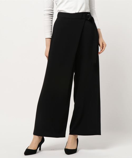 journal standard L'essage(ジャーナルスタンダードレサージュ)の「マットサテンフロントタックパンツ2(その他パンツ・レディース・ベージュ系その他/ブラック・36/38)」の15枚目の写真