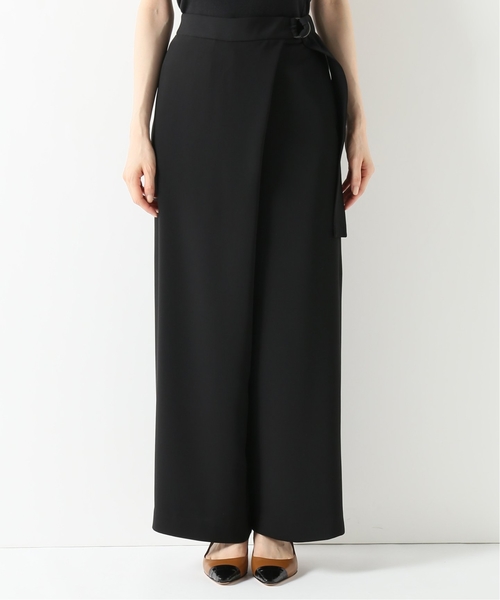 journal standard L'essage(ジャーナルスタンダードレサージュ)の「マットサテンフロントタックパンツ2(その他パンツ・レディース・ベージュ系その他/ブラック・36/38)」の20枚目の写真