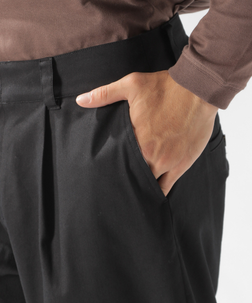 BAYFLOW（ベイフロー）の「TCワイドテーパーパンツ（その他パンツ・メンズ・ブラック/ベージュ/グレー・SMALL/MEDIUM/LARGE）」の17枚目の写真