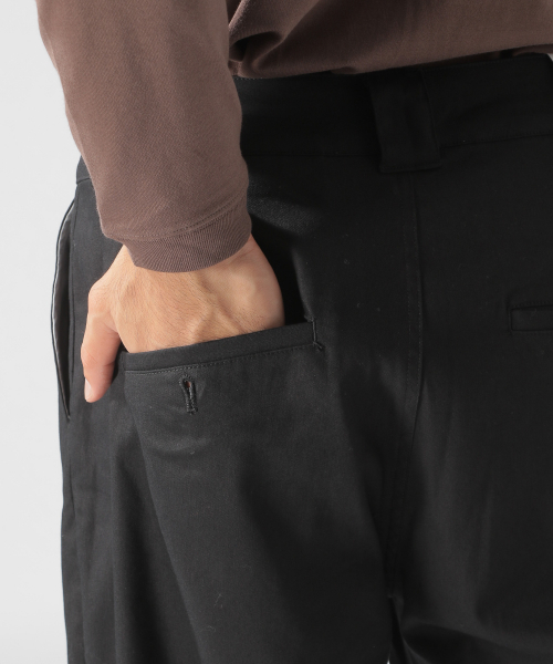 BAYFLOW（ベイフロー）の「TCワイドテーパーパンツ（その他パンツ・メンズ・ブラック/ベージュ/グレー・SMALL/MEDIUM/LARGE）」の4枚目の写真